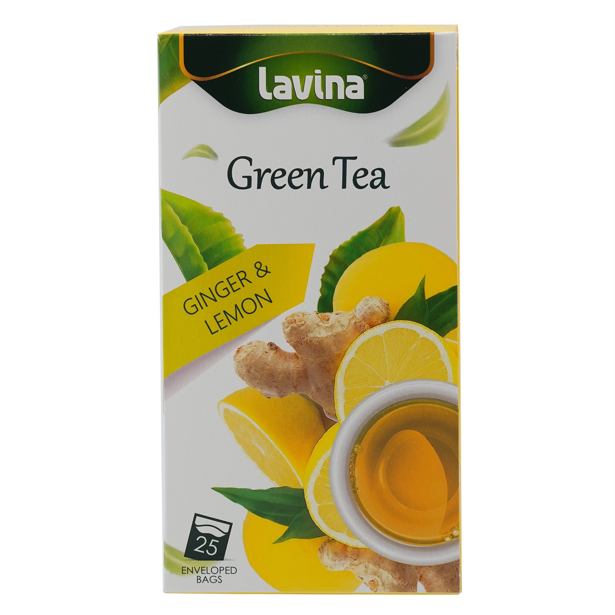 Green Tea Ginger Lemon 25 Tea Bag: A Zesty Fusion of Flavors