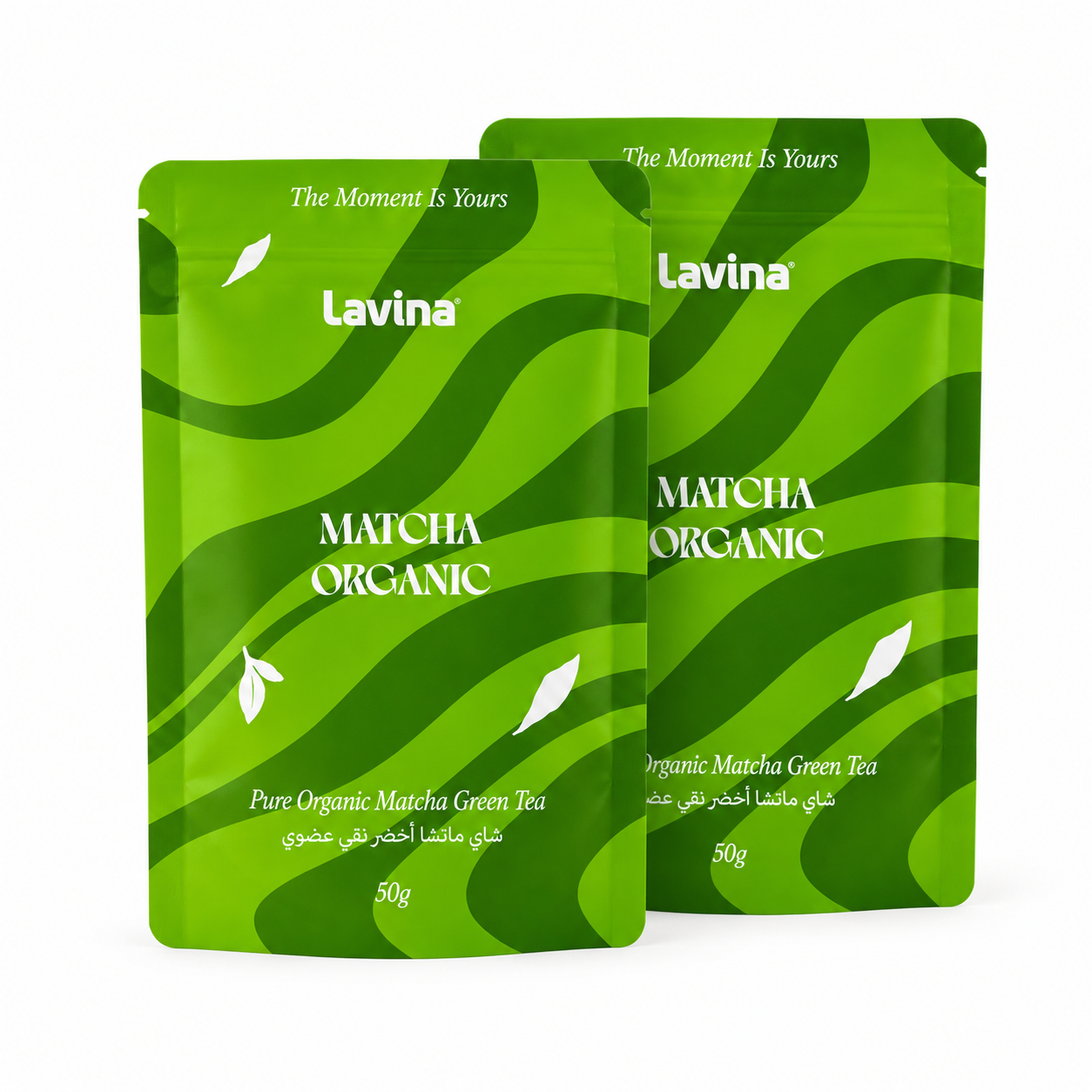 ماتشا عضوية فاخرة - عبوتان × 50 غرام
