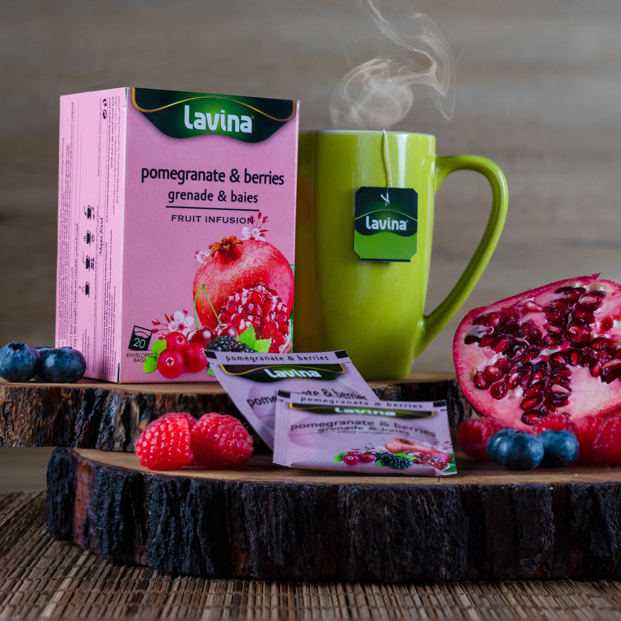 Pomegranate & Berries Tea: A Symphony of Sweetness and Tartness